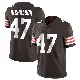 ＃47 Men's DeCarlos Nicholson Brown Limited Cleveland Browns Team Color Vapor Untouchable Jersey