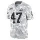 ＃47 Men's Jeremiah McClendon Arctic Camo Limited Cleveland Browns 2024 Salute to Service Jersey