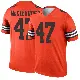 ＃47 Men's Jeremiah McClendon Orange Legend Cleveland Browns Inverted Jersey