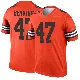 ＃47 Men's Tyron Herring Orange Legend Cleveland Browns Inverted Jersey