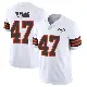 ＃47 Men's Tyron Herring White Limited Cleveland Browns Vapor 1946 Collection Alternate Jersey