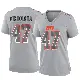＃47 Women's DeCarlos Nicholson Gray Game Cleveland Browns Atmosphere Fashion Jersey