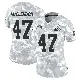 ＃47 Women's Jeremiah McClendon Arctic Camo Limited Cleveland Browns 2024 Salute to Service Jersey