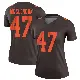 ＃47 Women's Jeremiah McClendon Brown Legend Cleveland Browns Alternate Jersey