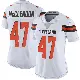 ＃47 Women's Jeremiah McClendon White Limited Cleveland Browns Vapor Untouchable Jersey