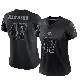 ＃47 Women's Tyron Herring Black Limited Cleveland Browns Reflective Jersey