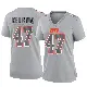 ＃47 Women's Tyron Herring Gray Game Cleveland Browns Atmosphere Fashion Jersey