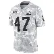 ＃47 Youth Andre Szmyt Arctic Camo Limited Cleveland Browns 2024 Salute to Service Jersey