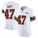 ＃47 Youth Andre Szmyt White Limited Cleveland Browns Vapor 1946 Collection Alternate Jersey