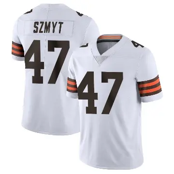 ＃47 Youth Andre Szmyt White Limited Cleveland Browns Vapor Untouchable Jersey