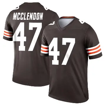 ＃47 Youth Jeremiah McClendon Brown Legend Cleveland Browns Jersey