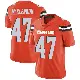 ＃47 Youth Jeremiah McClendon Orange Limited Cleveland Browns Alternate Vapor Untouchable Jersey