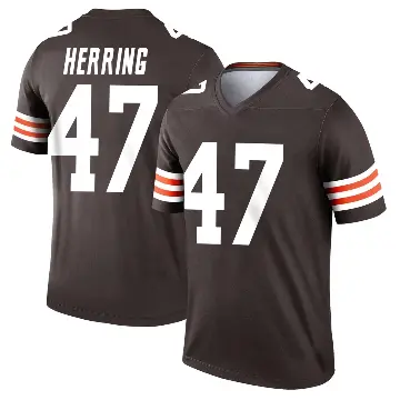 ＃47 Youth Tyron Herring Brown Legend Cleveland Browns Jersey