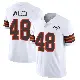 ＃48 Men's Brent Matiscik White Limited Cleveland Browns Vapor 1946 Collection Alternate Jersey