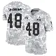 ＃48 Men's Cameron McGrone Arctic Camo Limited Cleveland Browns 2024 Salute to Service Jersey