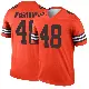 ＃48 Men's Cameron McGrone Orange Legend Cleveland Browns Inverted Jersey