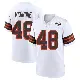 ＃48 Men's Cameron McGrone White Game Cleveland Browns 1946 Collection Alternate Jersey