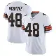 ＃48 Men's Cameron McGrone White Limited Cleveland Browns Vapor Untouchable Jersey