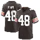 ＃48 Men's Carsen Ryan Brown Game Cleveland Browns Team Color Jersey