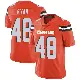＃48 Men's Carsen Ryan Orange Limited Cleveland Browns Alternate Vapor Untouchable Jersey