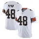 ＃48 Men's Carsen Ryan White Limited Cleveland Browns Vapor Untouchable Jersey