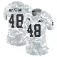 ＃48 Women's Brent Matiscik Arctic Camo Limited Cleveland Browns 2024 Salute to Service Jersey