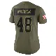 ＃48 Women's Brent Matiscik Olive Limited Cleveland Browns 2025 Salute to Service Jersey