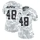 ＃48 Women's Cameron McGrone Arctic Camo Limited Cleveland Browns 2024 Salute to Service Jersey