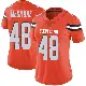 ＃48 Women's Cameron McGrone Orange Limited Cleveland Browns Alternate Vapor Untouchable Jersey