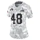 ＃48 Women's Carsen Ryan Arctic Camo Limited Cleveland Browns 2024 Salute to Service Jersey