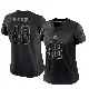 ＃48 Women's Carsen Ryan Black Limited Cleveland Browns Reflective Jersey