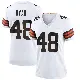 ＃48 Women's Carsen Ryan White Game Cleveland Browns Jersey