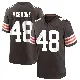 ＃48 Youth Cameron McGrone Brown Game Cleveland Browns Team Color Jersey