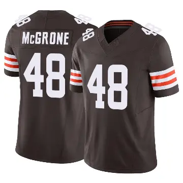＃48 Youth Cameron McGrone Brown Limited Cleveland Browns Vapor F.U.S.E. Jersey