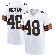 ＃48 Youth Cameron McGrone White Game Cleveland Browns Jersey