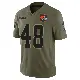 ＃48 Youth Carsen Ryan Olive Limited Cleveland Browns 2025 Salute to Service Jersey