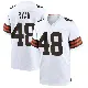 ＃48 Youth Carsen Ryan White Game Cleveland Browns Jersey