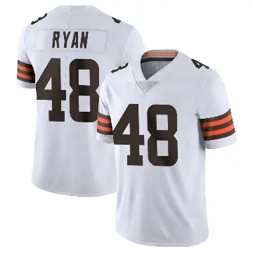＃48 Youth Carsen Ryan White Limited Cleveland Browns Vapor Untouchable Jersey