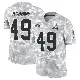 ＃49 Men's Aidan Robbins Arctic Camo Limited Cleveland Browns 2024 Salute to Service Jersey