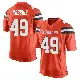 ＃49 Men's Aidan Robbins Orange Game Cleveland Browns Alternate Jersey