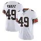 ＃49 Men's Aidan Robbins White Limited Cleveland Browns Vapor Untouchable Jersey