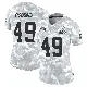 ＃49 Women's Aidan Robbins Arctic Camo Limited Cleveland Browns 2024 Salute to Service Jersey