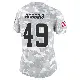 ＃49 Women's Aidan Robbins Arctic Camo Limited Cleveland Browns 2024 Salute to Service Jersey