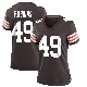 ＃49 Women's Aidan Robbins Brown Game Cleveland Browns Team Color Jersey