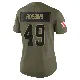 ＃49 Women's Aidan Robbins Olive Limited Cleveland Browns 2025 Salute to Service Jersey