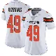 ＃49 Women's Aidan Robbins White Limited Cleveland Browns Vapor Untouchable Jersey