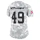 ＃49 Women's Carson Schwesinger Arctic Camo Limited Cleveland Browns 2024 Salute to Service Jersey