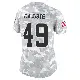 ＃49 Women's Devon Cajuste Arctic Camo Limited Cleveland Browns 2024 Salute to Service Jersey