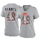 ＃49 Women's Devon Cajuste Gray Game Cleveland Browns Atmosphere Fashion Jersey