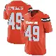 ＃49 Youth Carson Schwesinger Orange Limited Cleveland Browns Alternate Vapor Untouchable Jersey